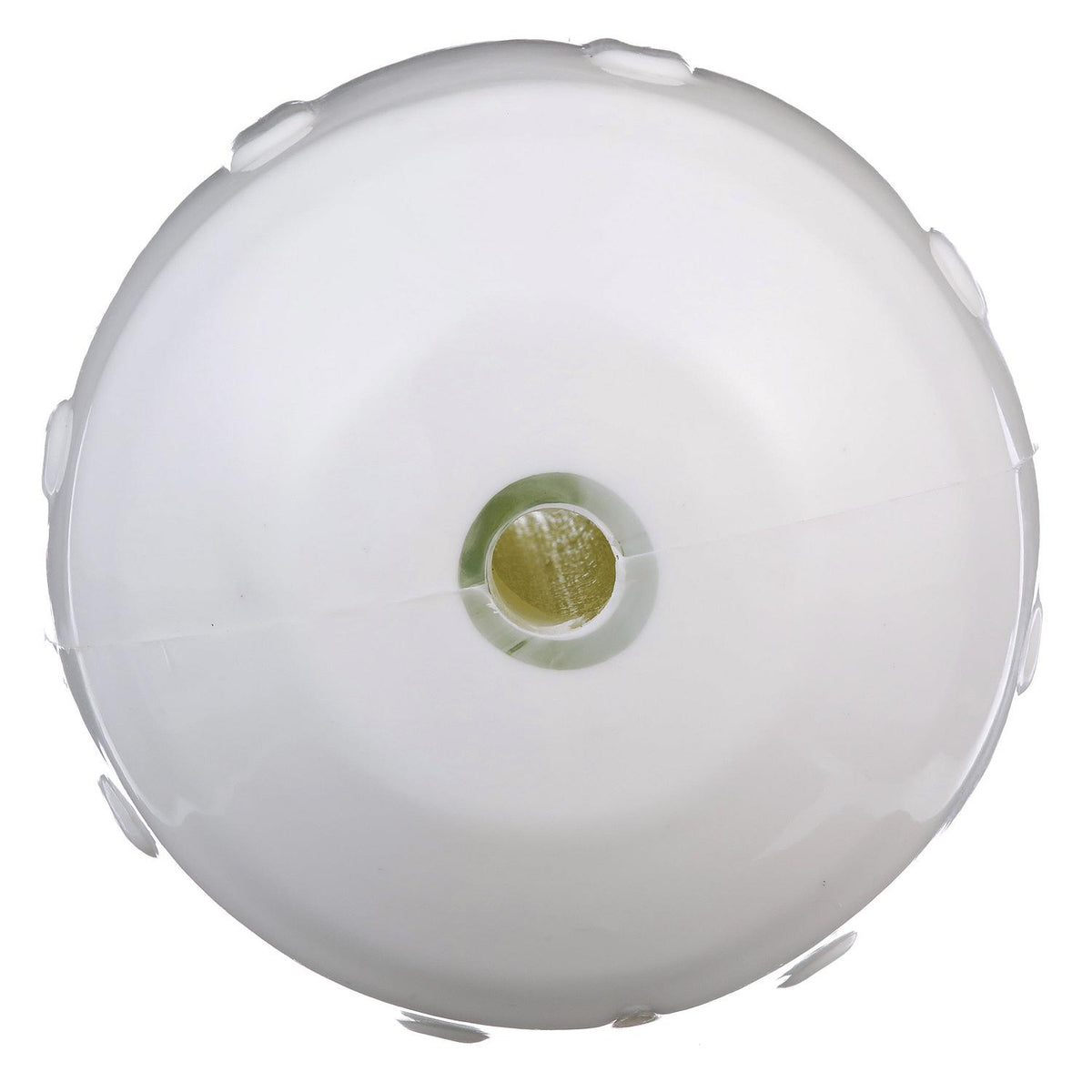 Center Hole Ribbed Fender, White, 6in x 15in