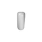 Center Hole Ribbed Fender, White, 6in x 15in