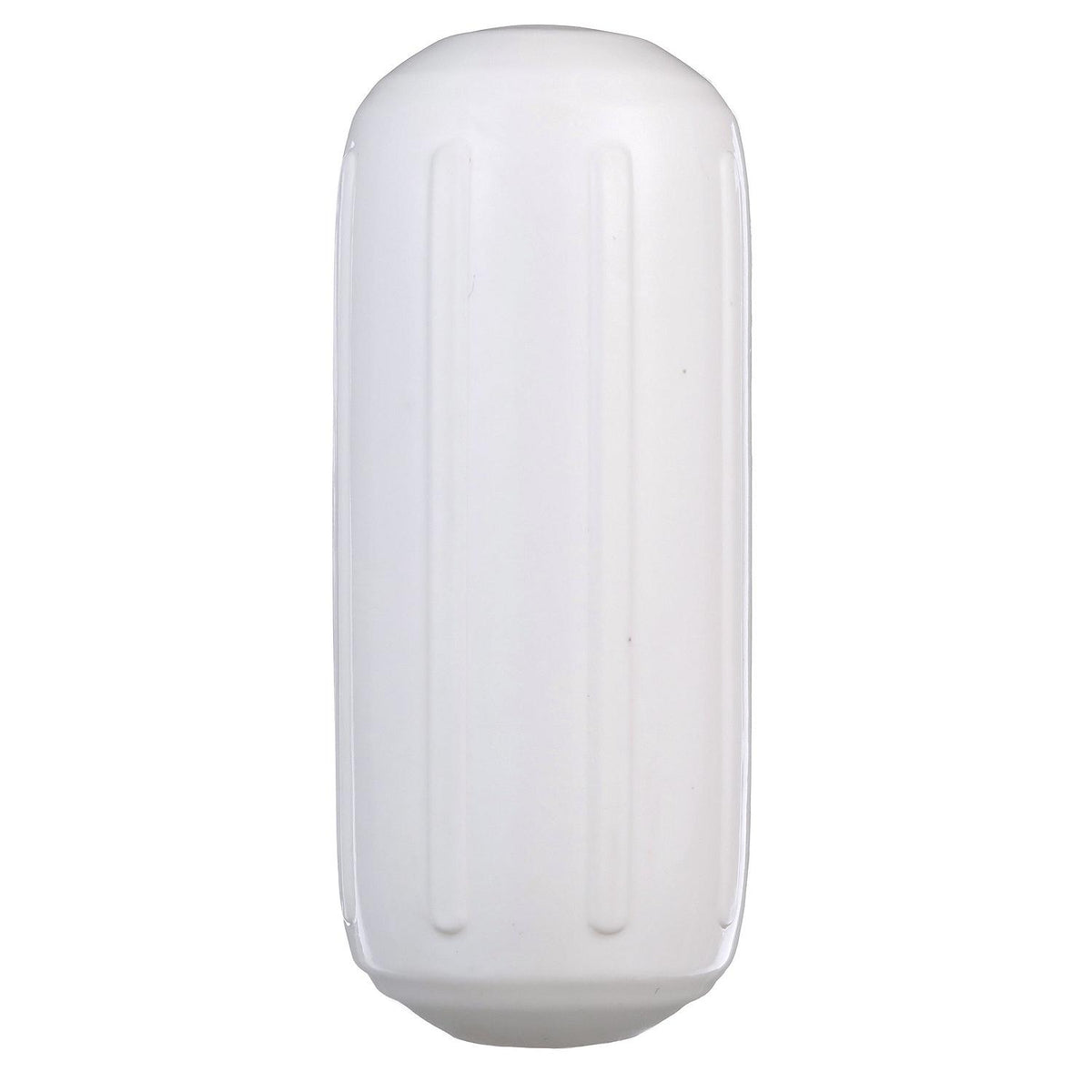 Center Hole Ribbed Fender, White, 6in x 15in