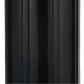 Center Hole Ribbed Fender, Black, 6in x 15in