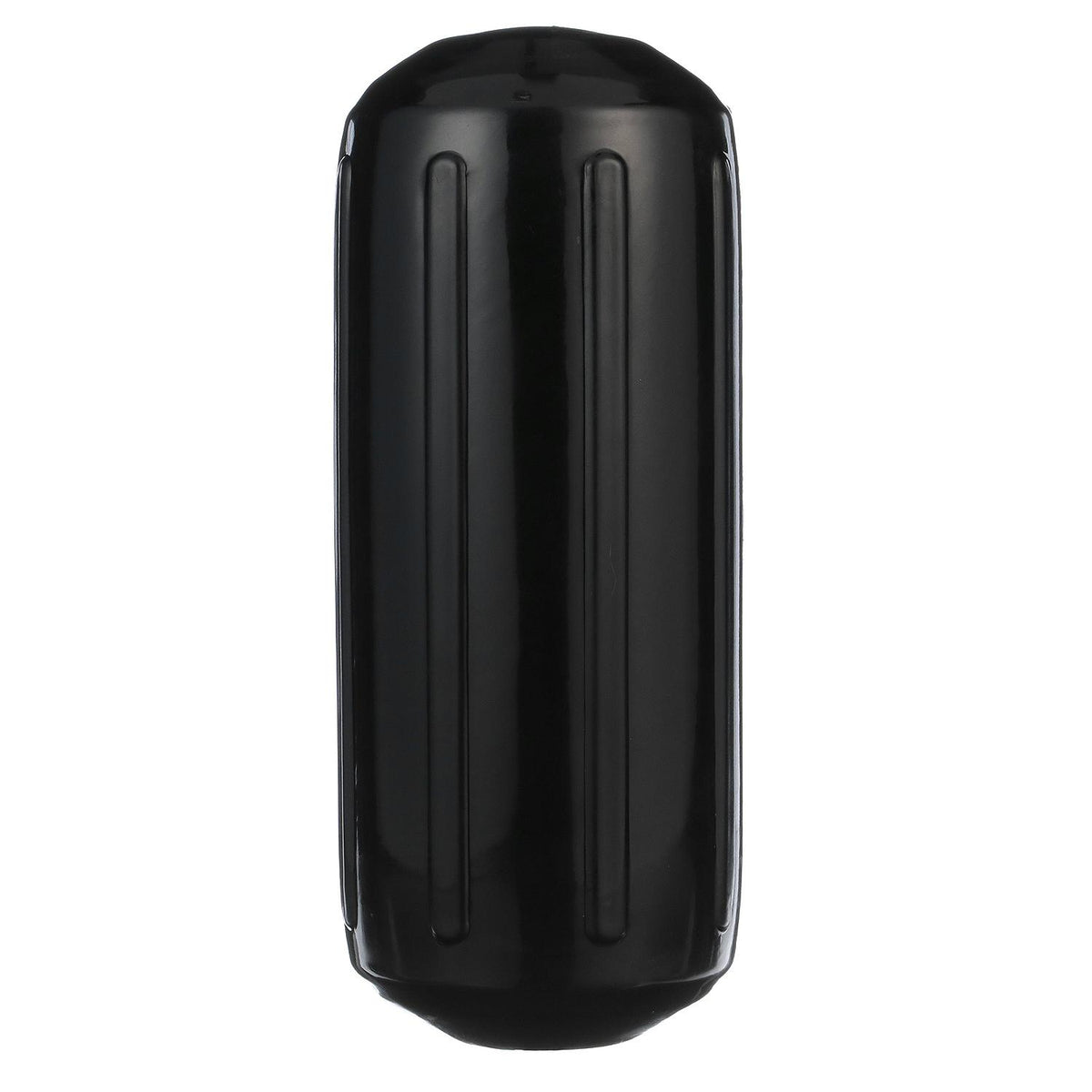 Center Hole Ribbed Fender, Black, 6in x 15in