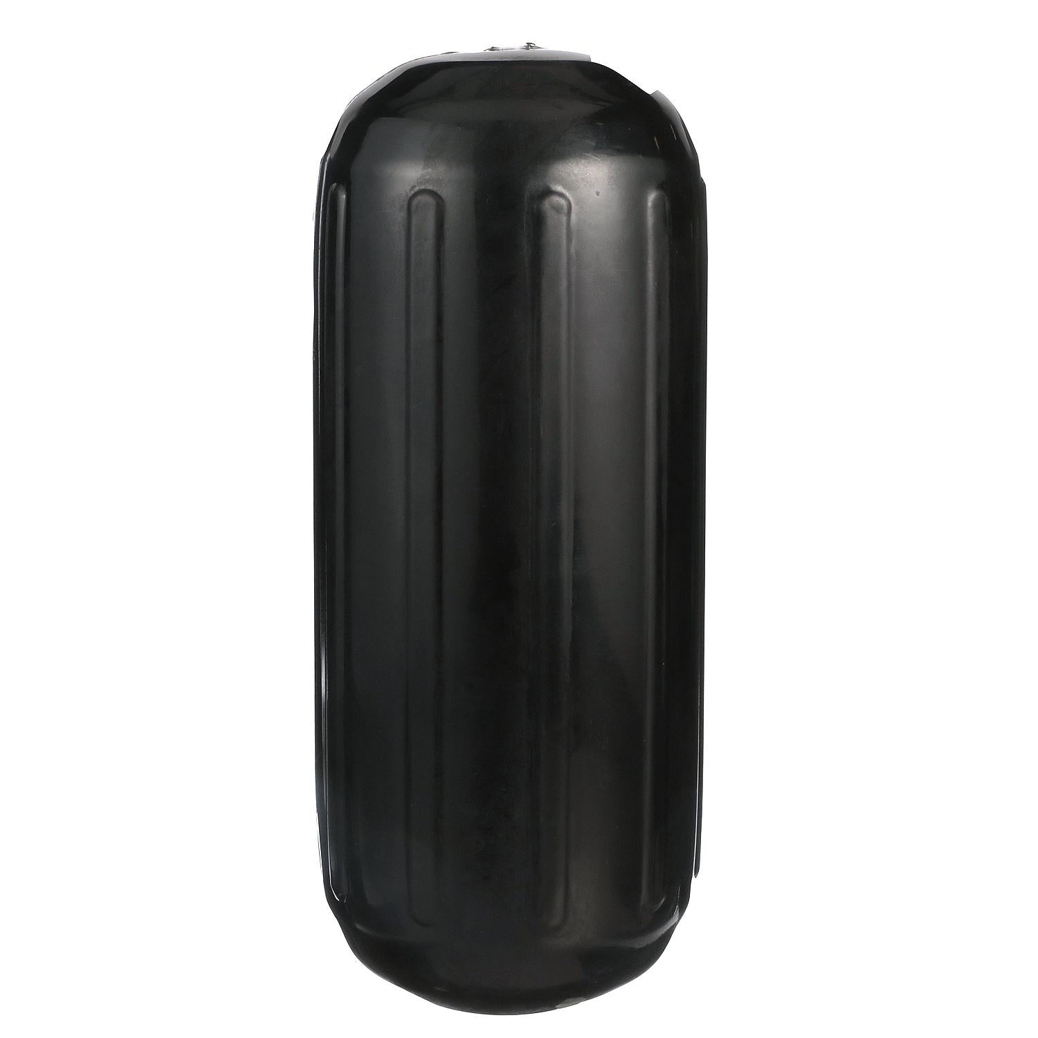 Center Hole Ribbed Fender, Black, 8in x 20in