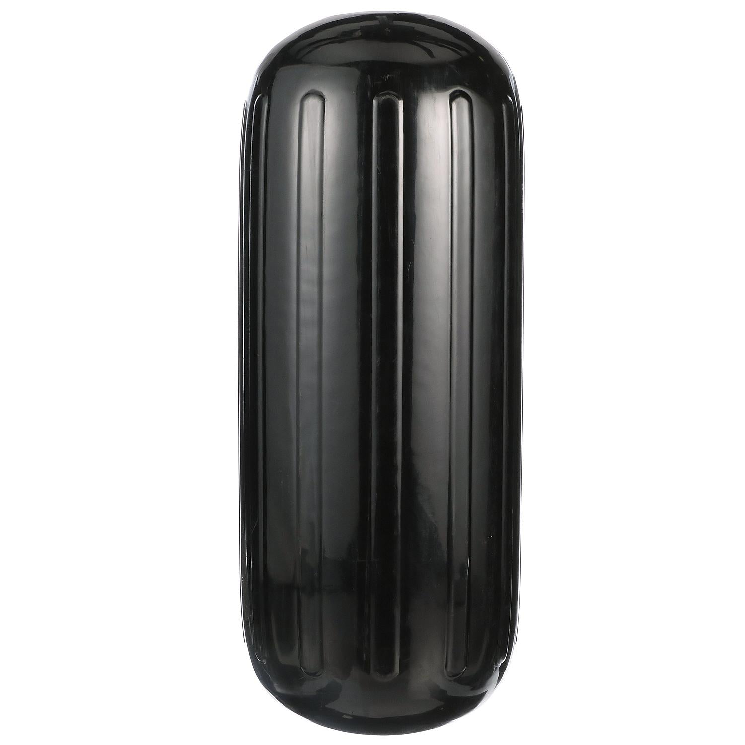 Center Hole Ribbed Fender, Black, 10in x 25in