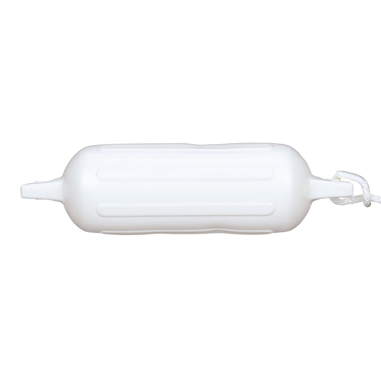 Twin Eye Ribbed Fender Kit, Includes (2) 5.5in x 20in White Fenders & (2) Lines