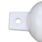 Twin Eye Ribbed Fender Kit, Includes (2) 5.5in x 20in White Fenders & (2) Lines