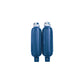 Twin Eye Ribbed Fender Kit, Includes (2) 5.5in x 20in Blue Fenders & (2) Lines