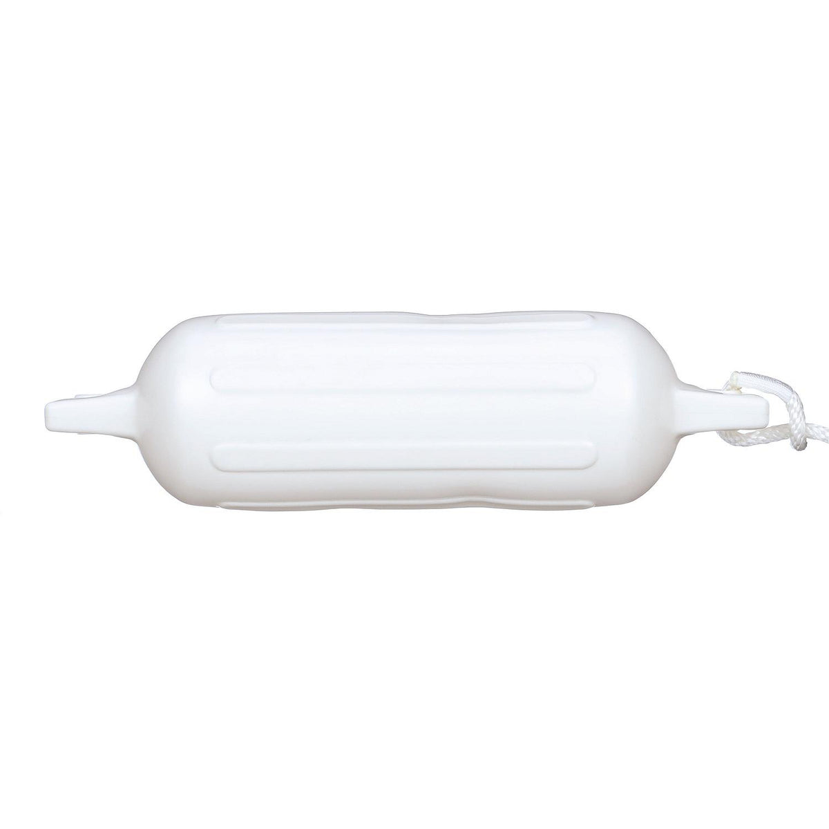Twin Eye Ribbed Fender Kit, Includes (2) 6.5in x 23in White Fenders & (2) Lines