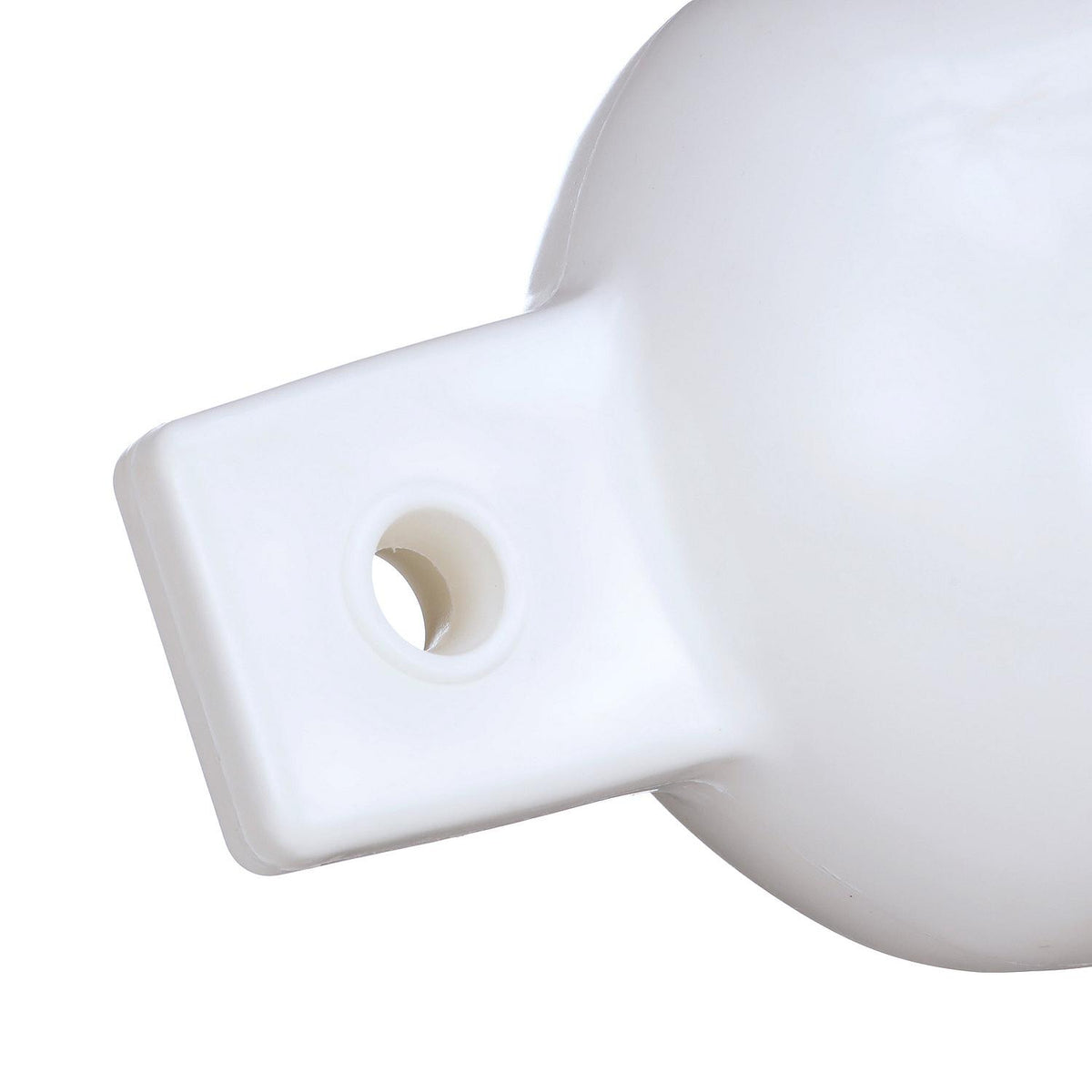 Twin Eye Ribbed Fender Kit, Includes (2) 6.5in x 23in White Fenders & (2) Lines