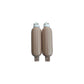 Twin Eye Ribbed Fender Kit, Includes (2) 5.5in x 20in Tan Fenders & (2) Lines