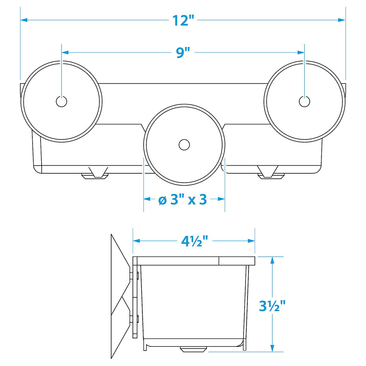 Deluxe Cockpit Organizer w/ Super Suction Cups
