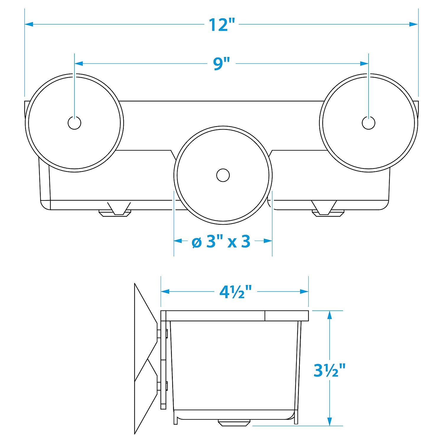 Deluxe Cockpit Organizer w/ Super Suction Cups