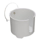 White Drink Holder w/ Large Super Suction Cups, 4-1/2in x 4in