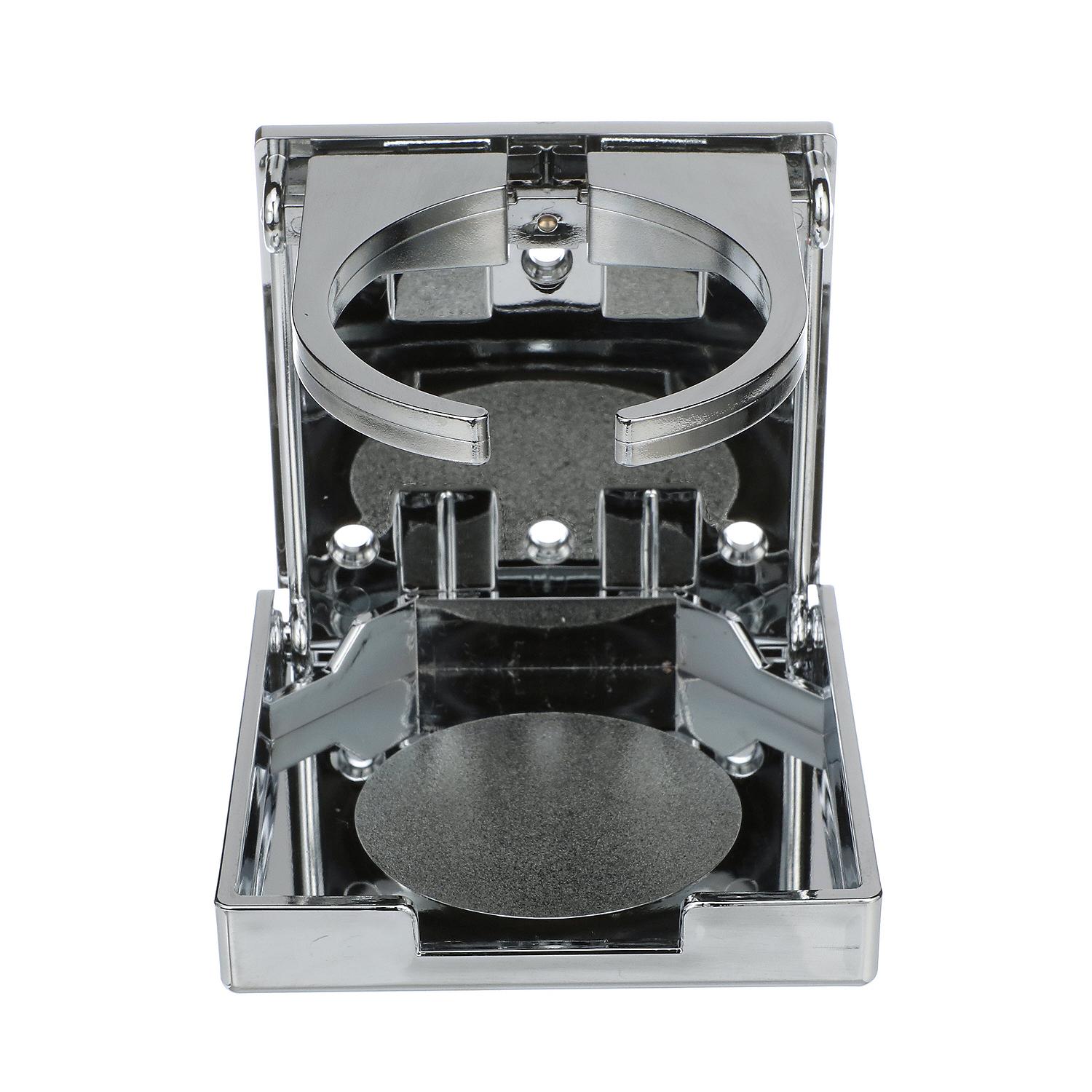 Chrome Plated Folding & Adjustable Drink Holder