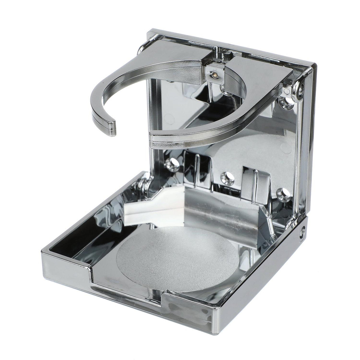Chrome Plated Folding & Adjustable Drink Holder