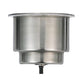 Stainless-Steel Drink Holder w/ 1/4in Drain, 4-5/16in