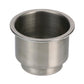Stainless-Steel Drink Holder w/ 1/4in Drain, 4-5/16in