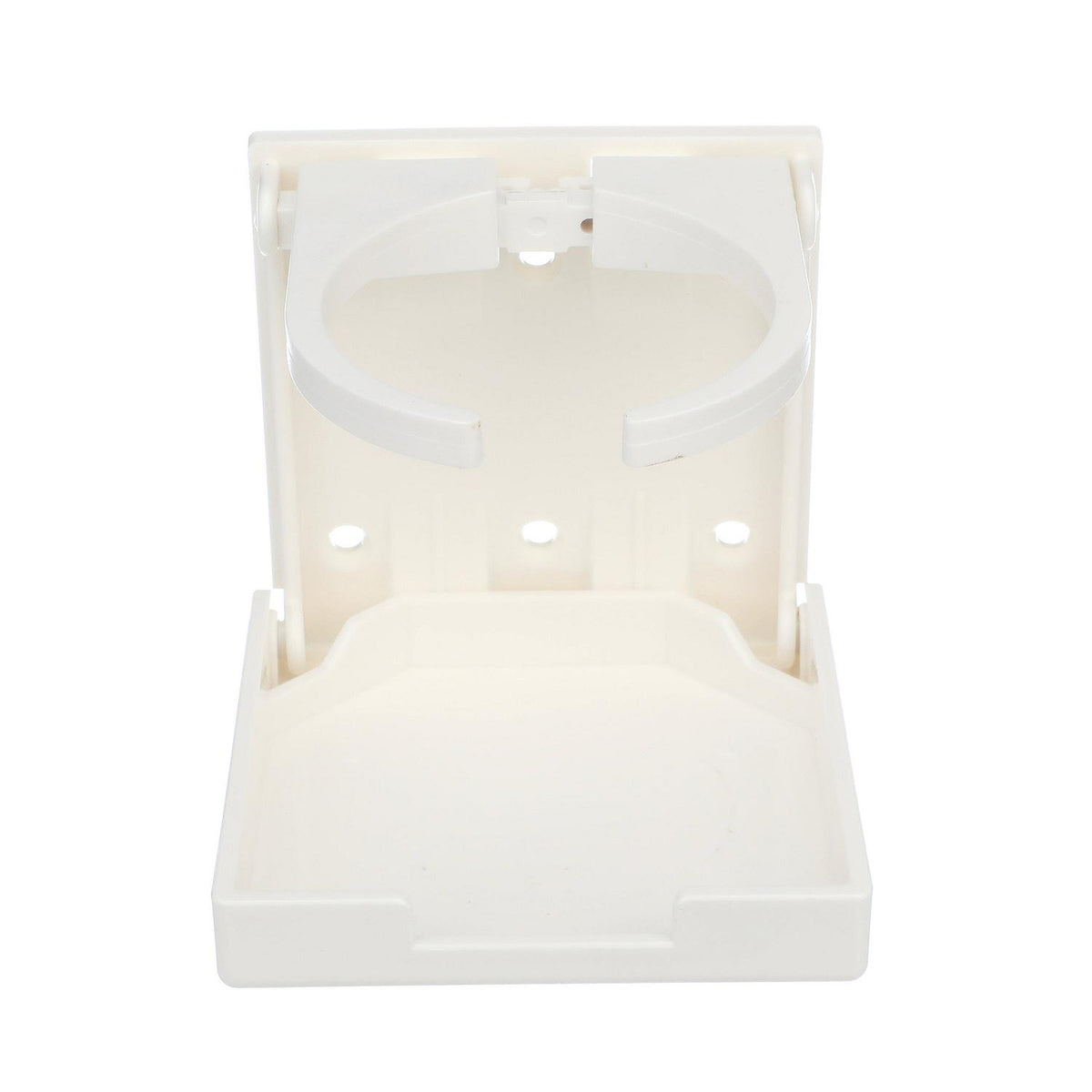 Folding & Adjustable Drink Holder - White