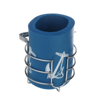 Chrome Plated Brass Wire Drink Holder w/ Insulator