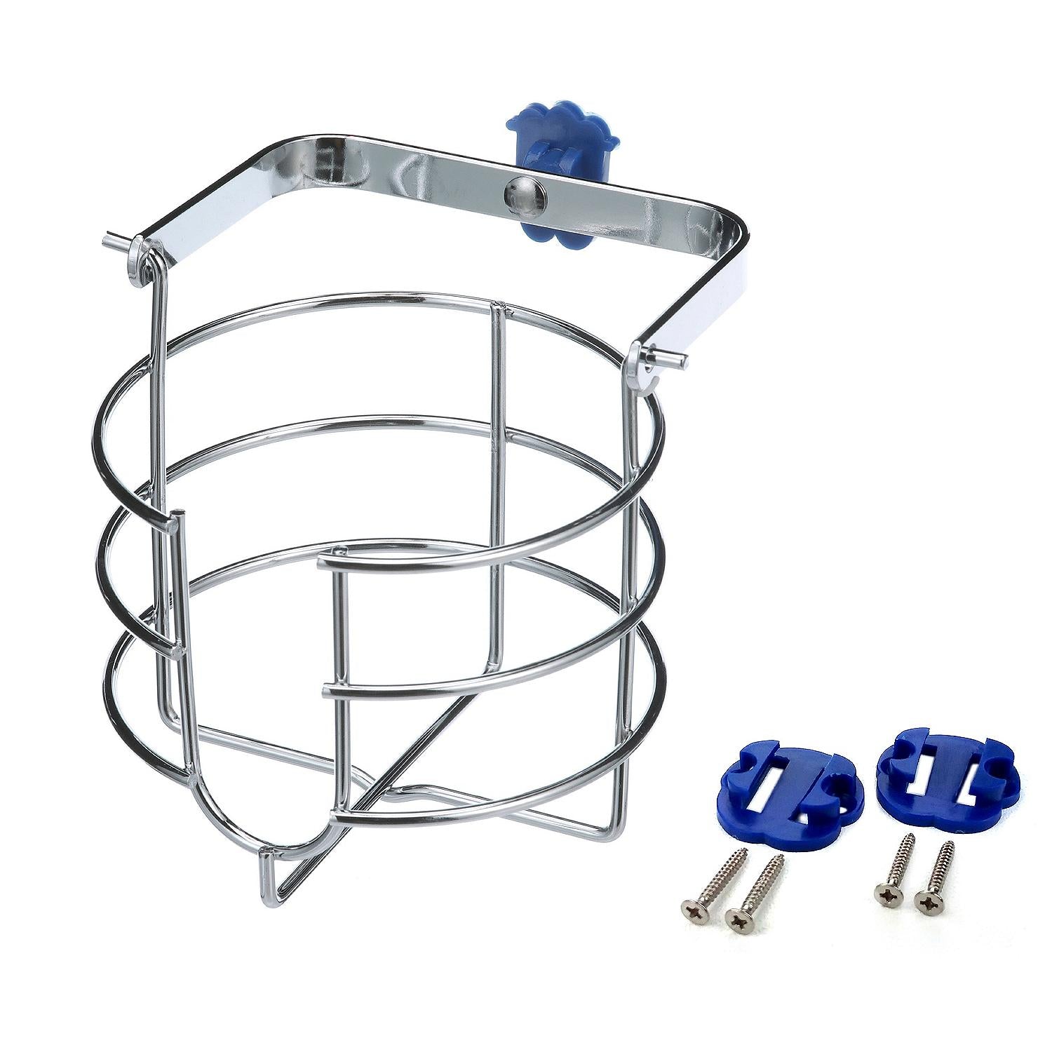 Chrome Plated Brass Wire Drink Holder w/ Insulator