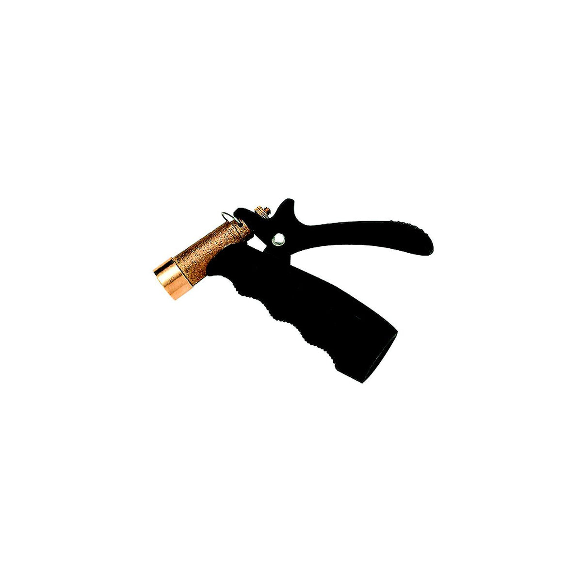 Brass Hose Nozzle w/ Adjustable Spray Locking Lever