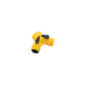 Nylon Male Hose Coupler, 5/8in to 3/4in