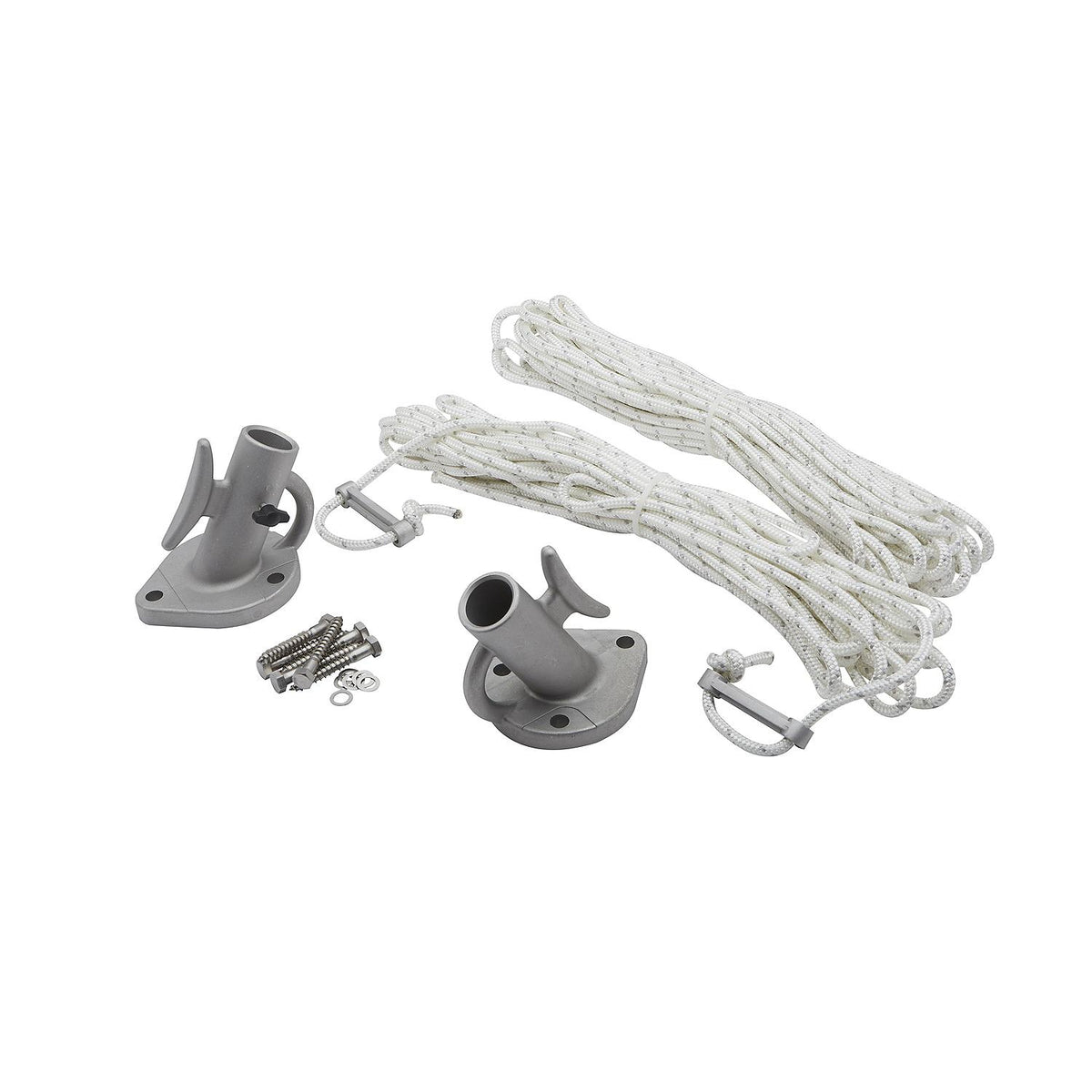 Mooring Whip - 1 Pair - Black, 8ft, 2/PK