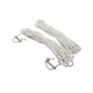 Mooring Whip - 1 Pair - Black, 8ft, 2/PK