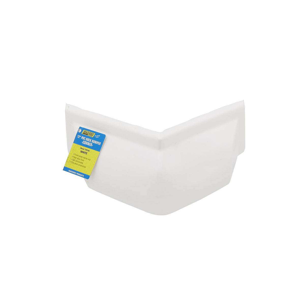Dock Bumper Corner, 10in, White