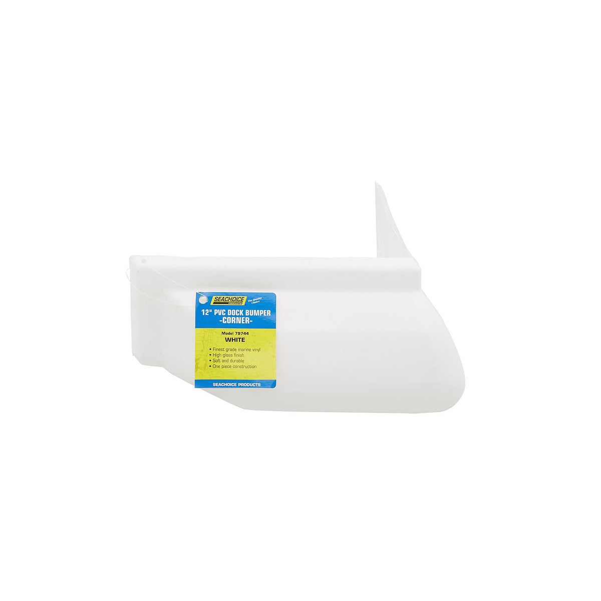 Dock Bumper Corner, 10in, White