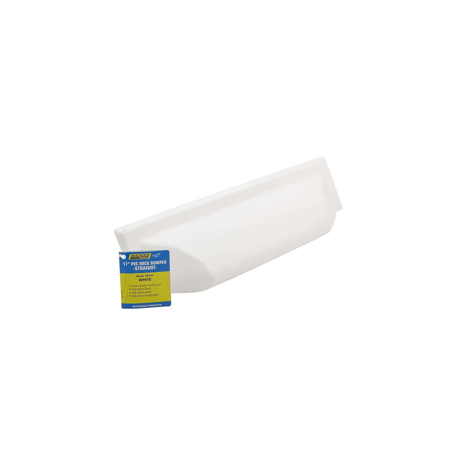 Dock Bumper Straight, 17in, White