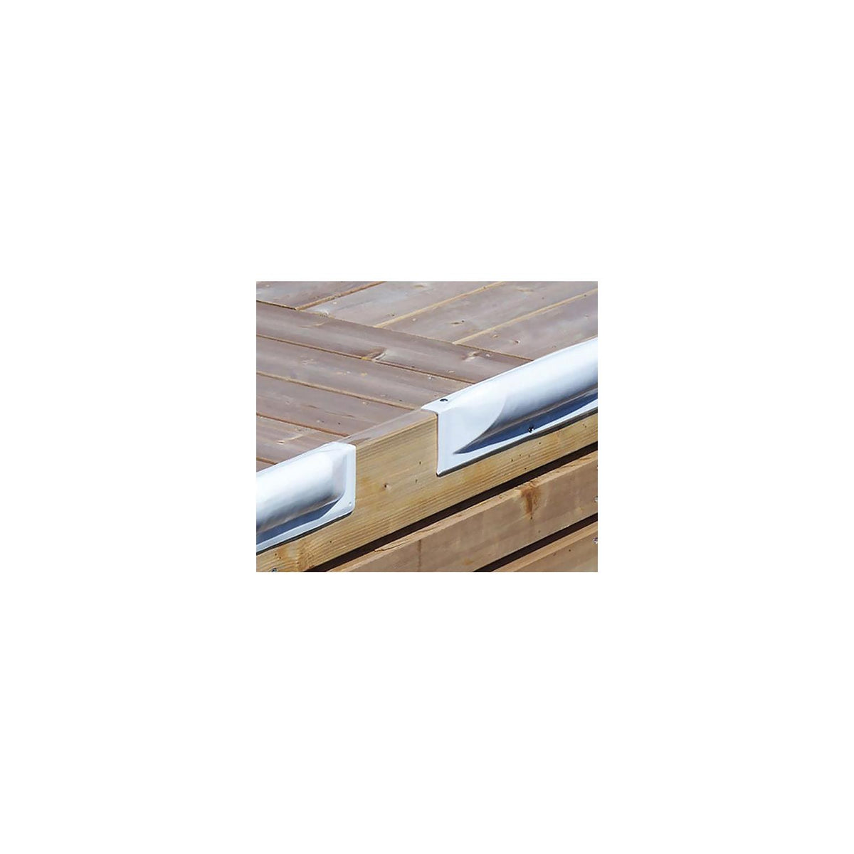 Dock Bumper Straight, 17in, White