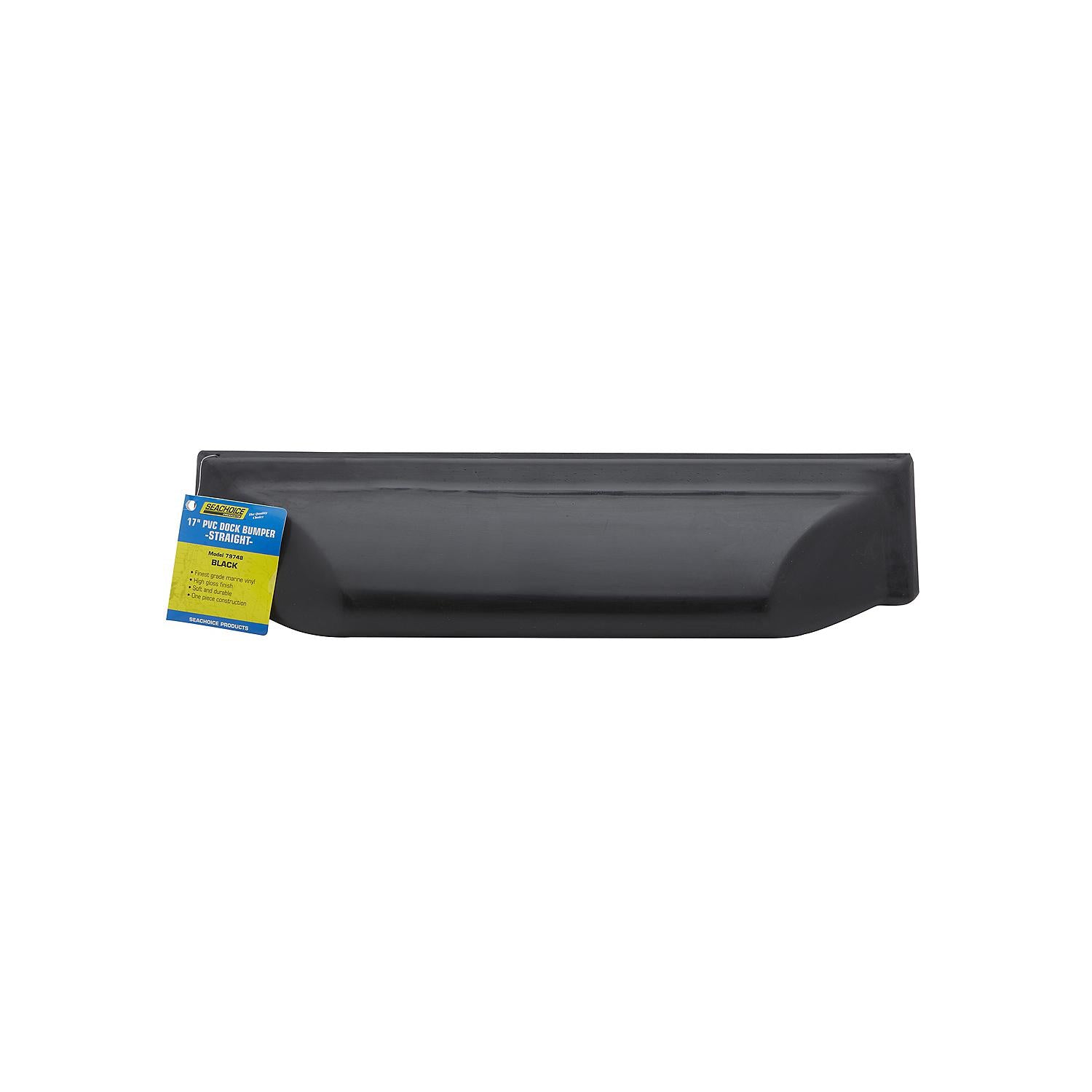 Dock Bumper Straight, 17in, Black