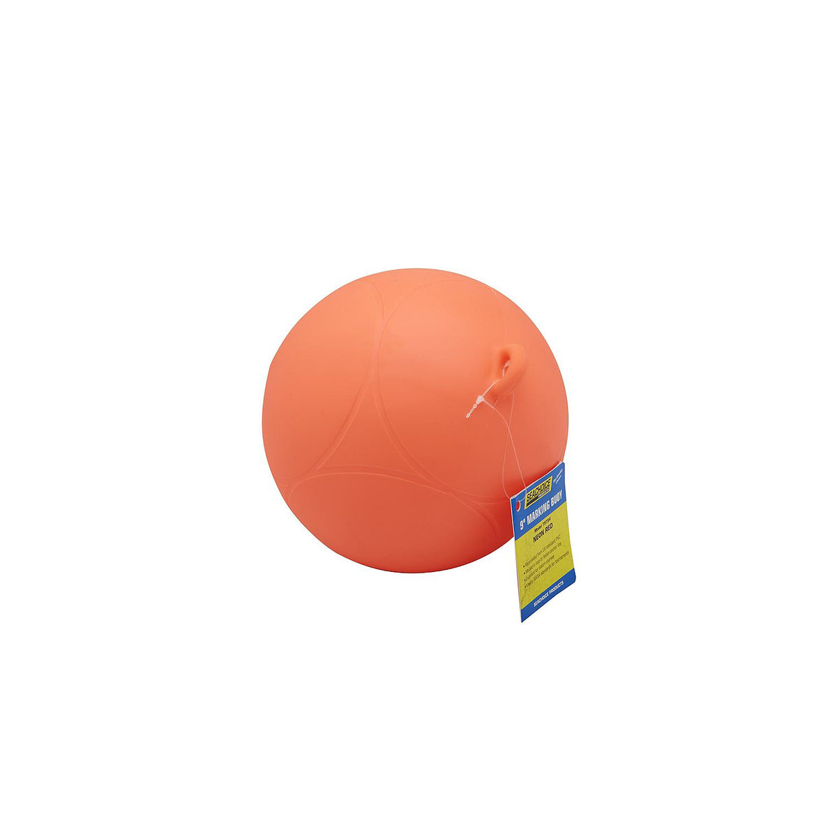 Slalom/Marking Buoy - Neon Red, 9in Dia.