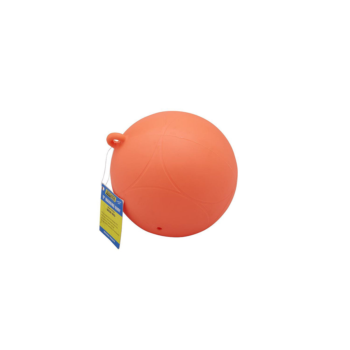 Slalom/Marking Buoy - Neon Red, 9in Dia.