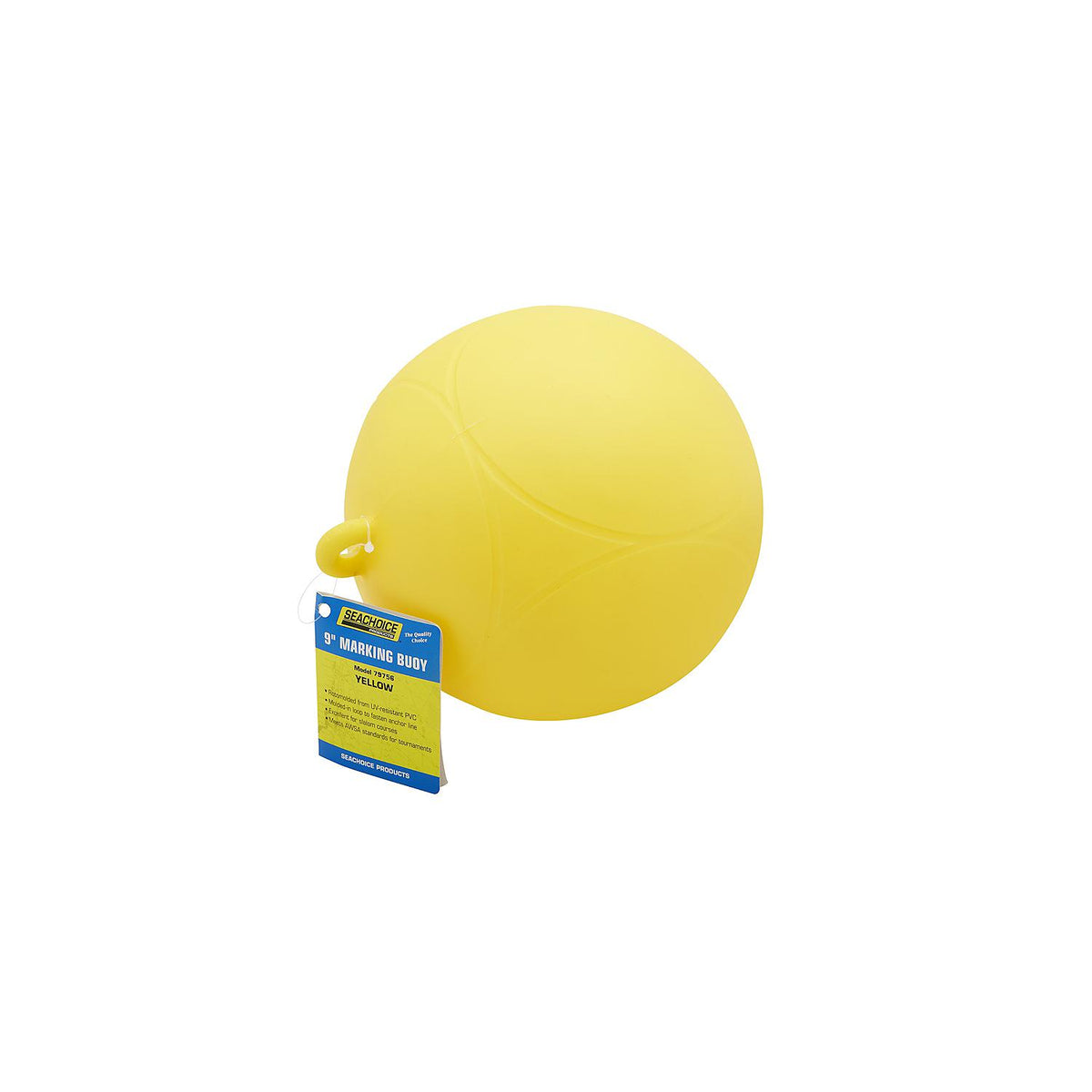 Slalom/Marking Buoy - Yellow, 9in Dia.