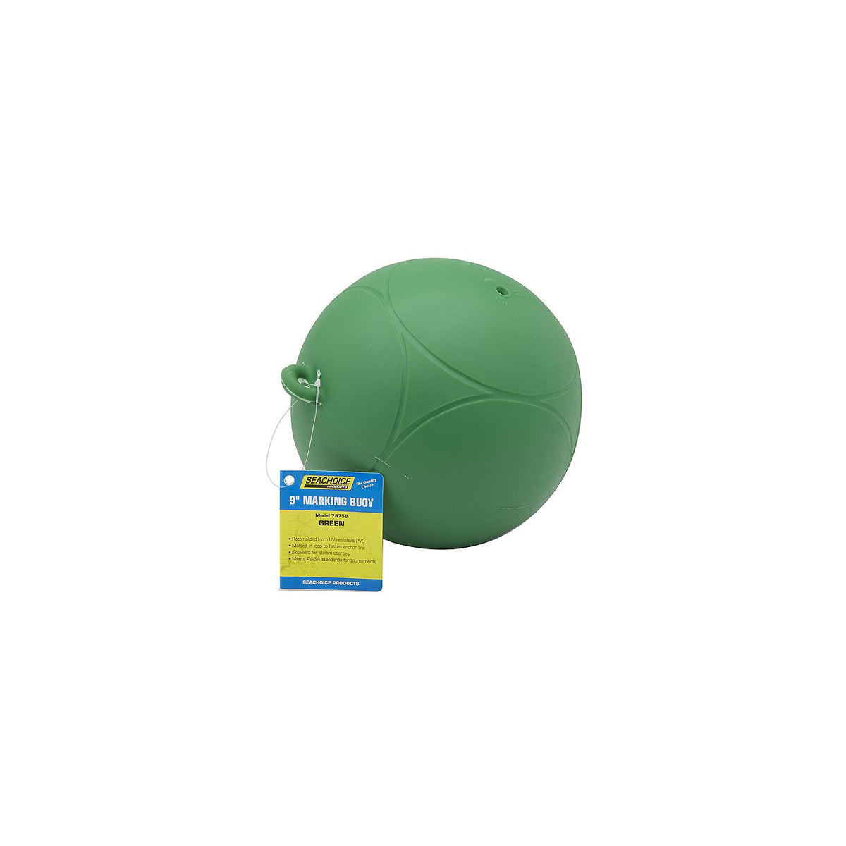 Slalom/Marking Buoy - Green, 9in Dia.