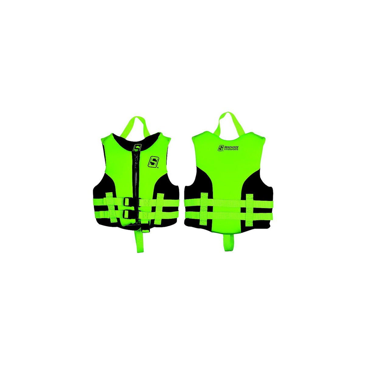 Evoprene Multi-Sport Life Vest, Green/Black, Child