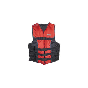 Ski Life Vest - 4 Belt, Red, 4XL/5XL