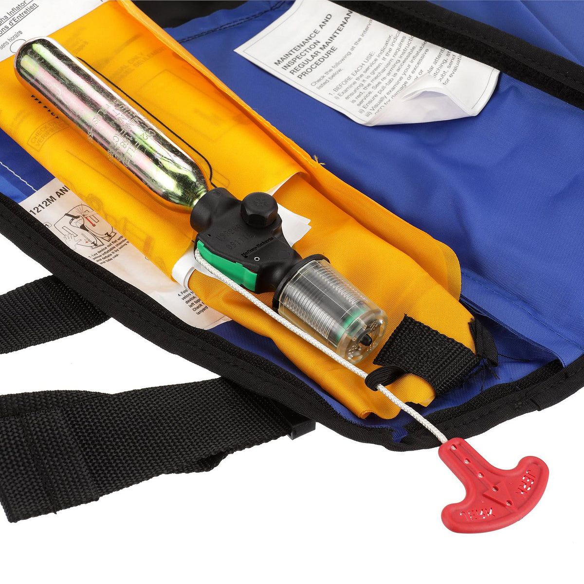 Type V Inflatable PFD 33G Manual/Auto, Blue/Black