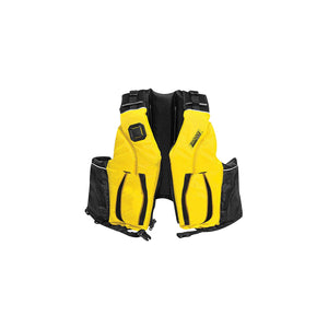 Adult Dual Size Canoe/Kayak PFD, Yellow/Black, S/M