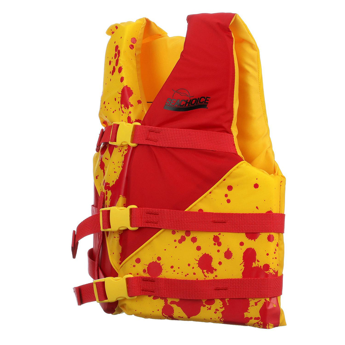 Deluxe General Purpose Life Vest, Red/Yellow, Youth