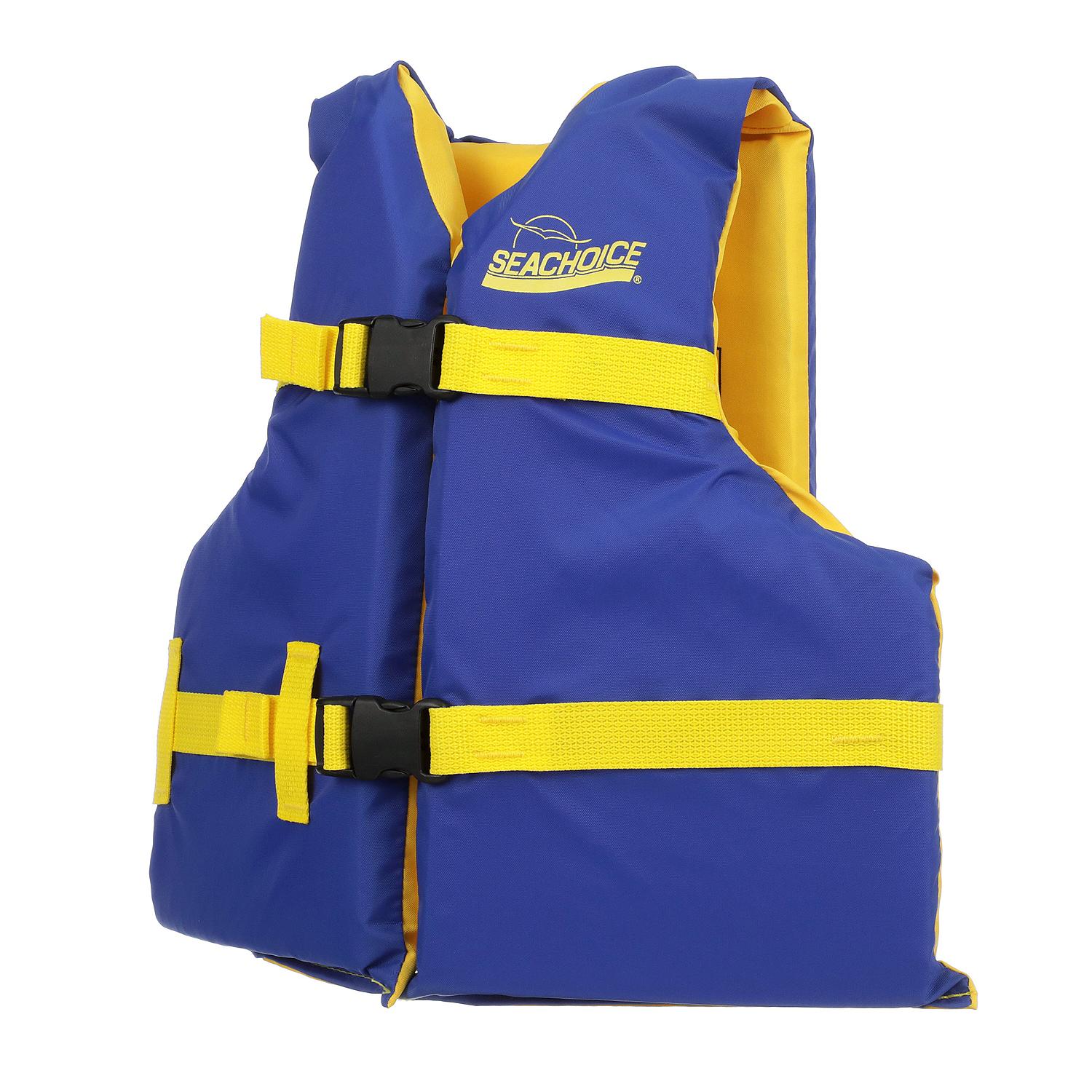 Deluxe General Purpose Life Vest, Blue/Yellow, Youth