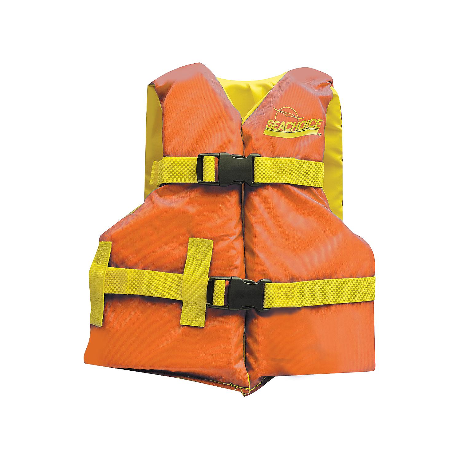 Deluxe General Purpose Life Vest, Orange/Yellow, Youth