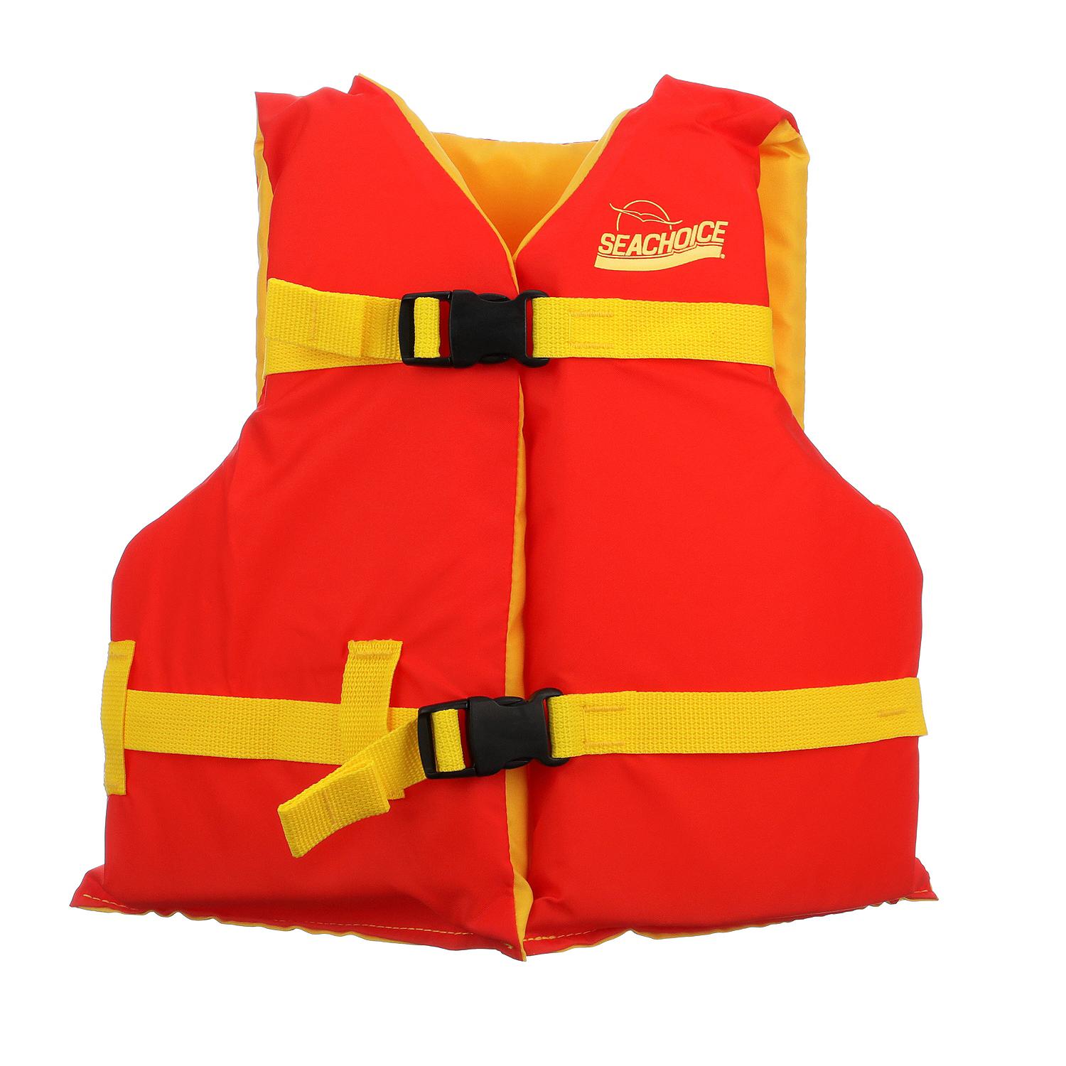 Deluxe General Purpose Life Vest, Orange/Yellow, Youth