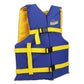 Deluxe General Purpose Life Vest, Blue/Yellow, Adult Universal