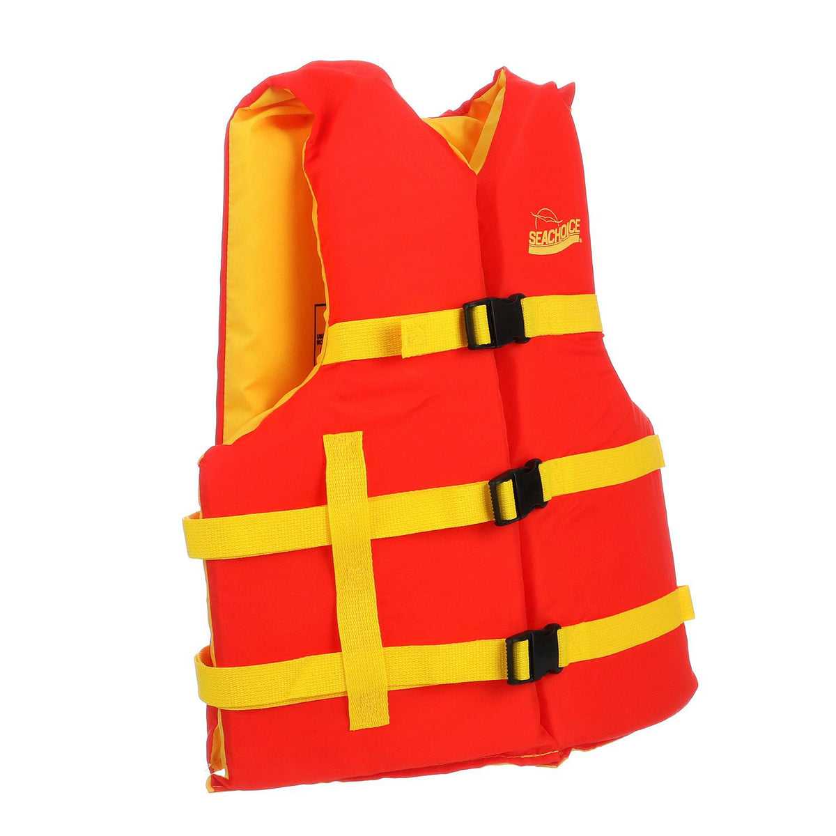 Deluxe General Purpose Life Vest, Orange/Yellow, Adult Universal