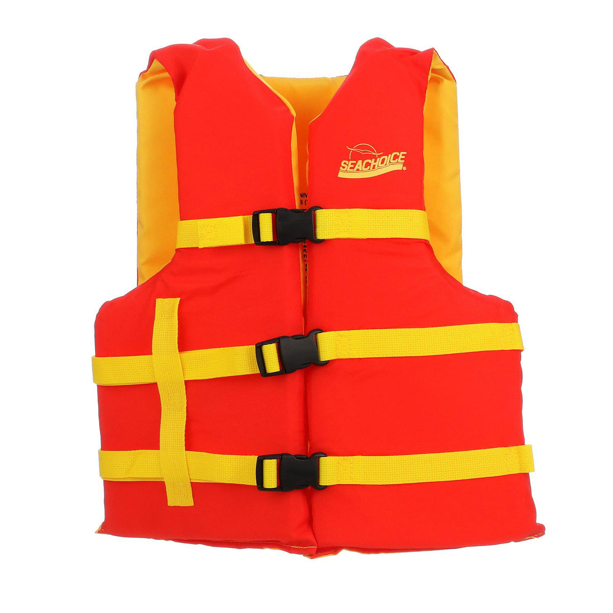 Deluxe General Purpose Life Vest, Orange/Yellow, Adult Universal