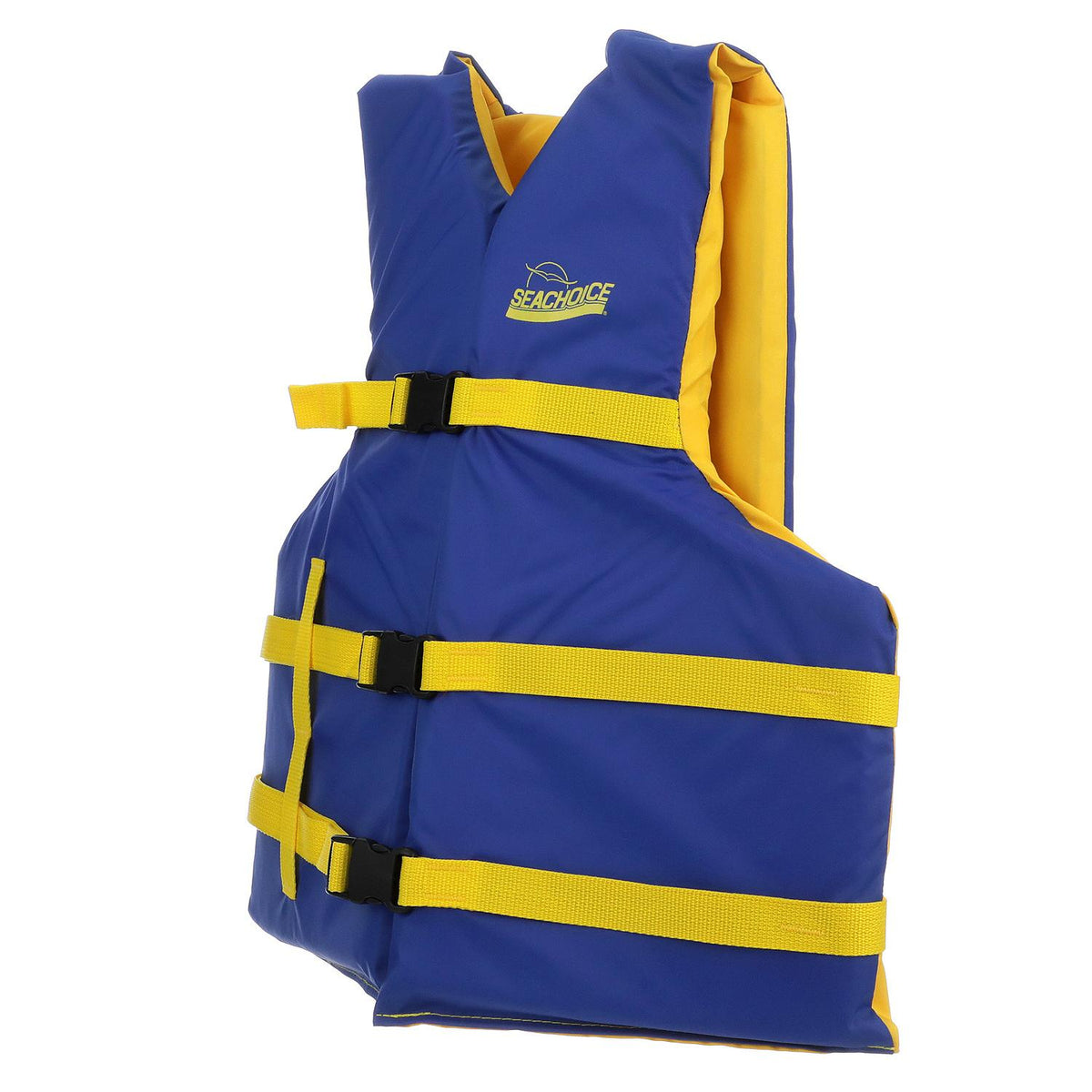 Deluxe General Purpose Life Vest, Blue/Yellow, XL