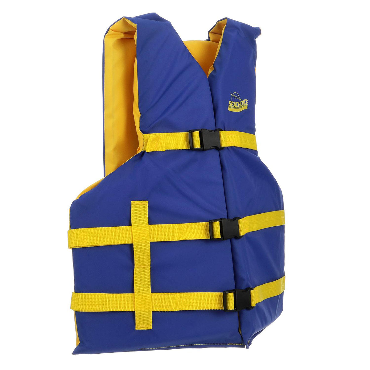 Deluxe General Purpose Life Vest, Blue/Yellow, XL