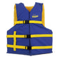 Deluxe General Purpose Life Vest, Blue/Yellow, XL